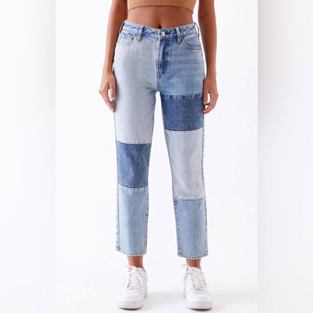 PacSun Patchwork Mom Jean